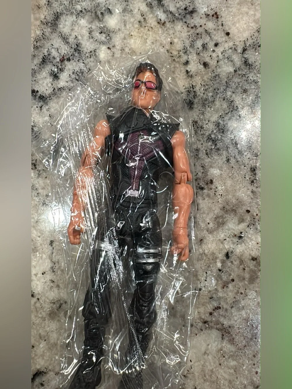 Set of 10 Action Figures marvel. 9 still in the sealed plastic. 6” tall